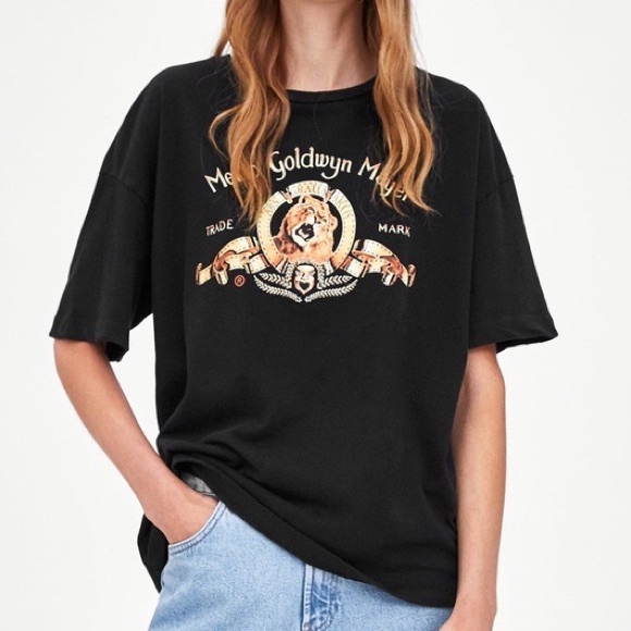 ZARA MGM Graphic T Shirt - Picture 1 of 5